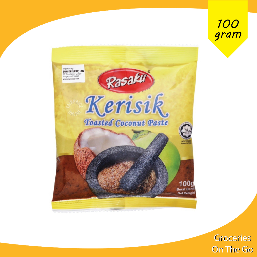 Toasted coconut paste (kerisik) 100gram x 2