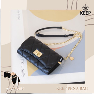 🛍️รับหิ้วของแท้จากSHOP🛍️ รุ่นใหม่  กระเป๋าตังค์ใบยาว KEEP BAG รุ่น PENA BAG (หนังแท้ทั้งใบ)