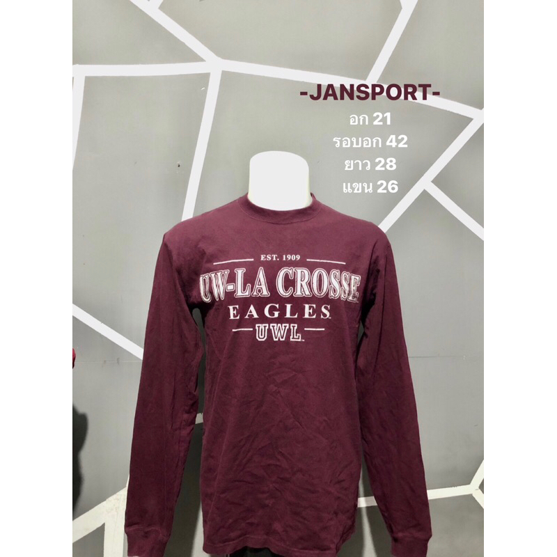เสื้อแขนยาวJANSPORT มือสอง
