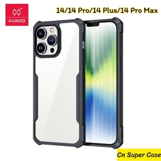 Xundd เคส สำหรับ iPhone 14/14 Pro/14 Pro Max/14 Plus กันกระแทก ขอบยาง Tpu หลังใส Crystal