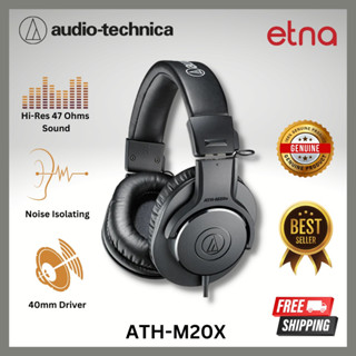 Audio-Technica ATH-M20X Professional Studio Monitor Headphones