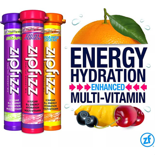 Zipfizz Healthy Energy Drink Mix วิตามินรวม 24 ชนิดชง Hydration with B12 and Multi Vitamins เครื่องดื่มให้พลังงาน