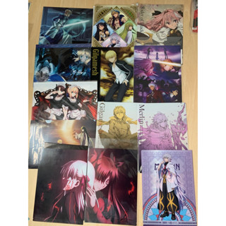 แฟ้ม/แผ่นแข็งอนิเมะ fate stay night /fate grand order/fate apocrypha/fate zero งานแท้จากญี่ปุ่น