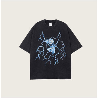 THEBOY-HUNTER THUNDER  เสื้อยืดวินเทจลายอนิเมะ