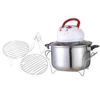 [รุ่นใหม่] 💥 SMARTHOME หม้ออบลมร้อน โถแสตนเลส MV-1203 Halogen / 1200 วัตต์ 12 ลิตร หม้ออบ หม้อลมร้อน หม้อไฟฟ้า ฮาโลเจน