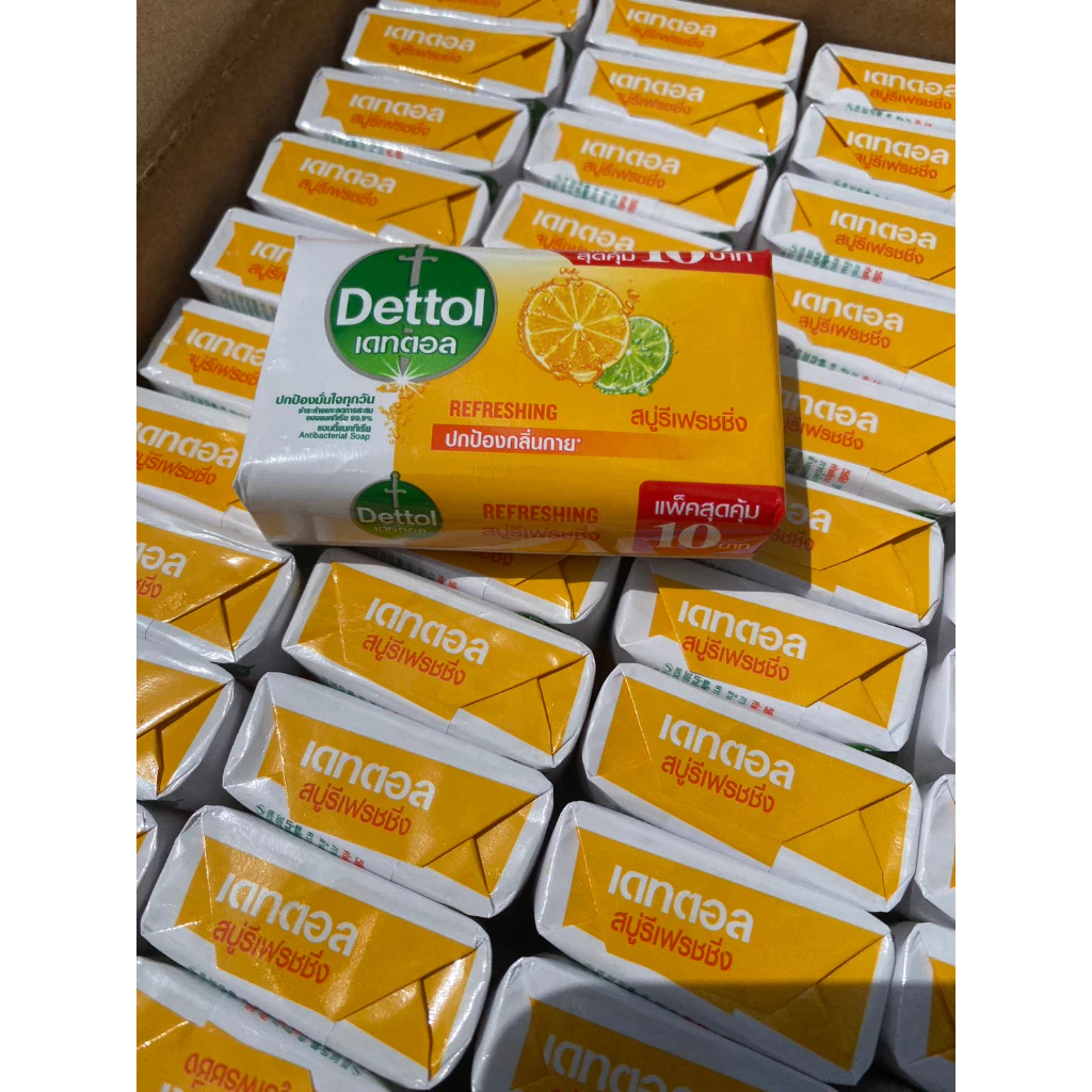 Dettol เดทตอล สบู่ก้อนแอนตีแบคทีเรีย 60- 65 กรัม 1 ก้อน thumbnail 7