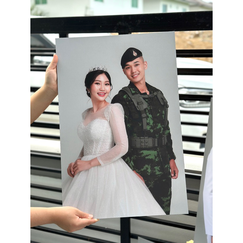 จัดส่งด่วน1-2วัน‼️ กรอบลอยโฟโต้  40x60 cm.(16x24นิ้ว)