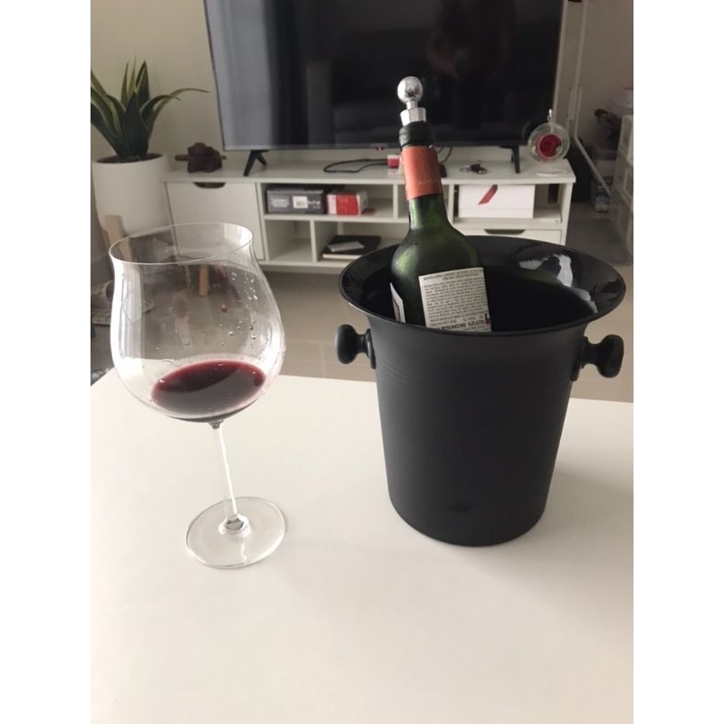 ถังแช่ไวน์🍾🍾สีดำ🖤🖤Black Unbreakable พลาสติกPP ตกไม่แตก!! ขนาด 3.25 ลิตร - รูปที่ 6