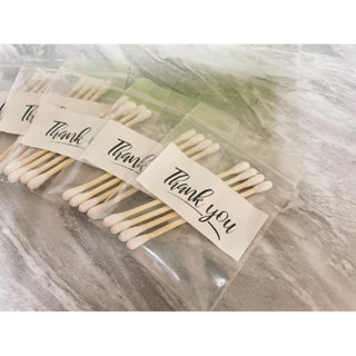 คอตตอลบัด cotton buds สำหรับพกพา หริอของใช้ในโรงเเรม รีสอร์ท 1 ซอง บรรจุ 4 ก้าน