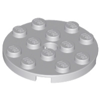 LEGO Part 60474 Plate, Round 4 x 4 with Hole
