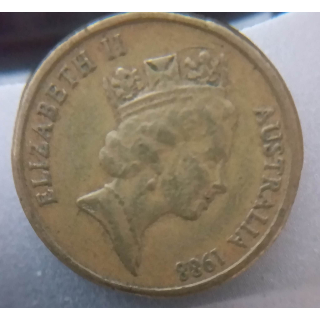 เหรียญต่างประเทศ เหรียญ2ดอลลาร์ ออสเตรเลียปี1988 มีเครื่องหมายพิเศษ(HH)หายาก