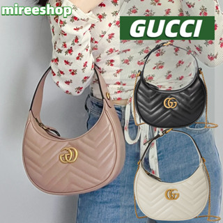 กระเป๋า GG Marmont Half-Moon-Shaped Mini Bag