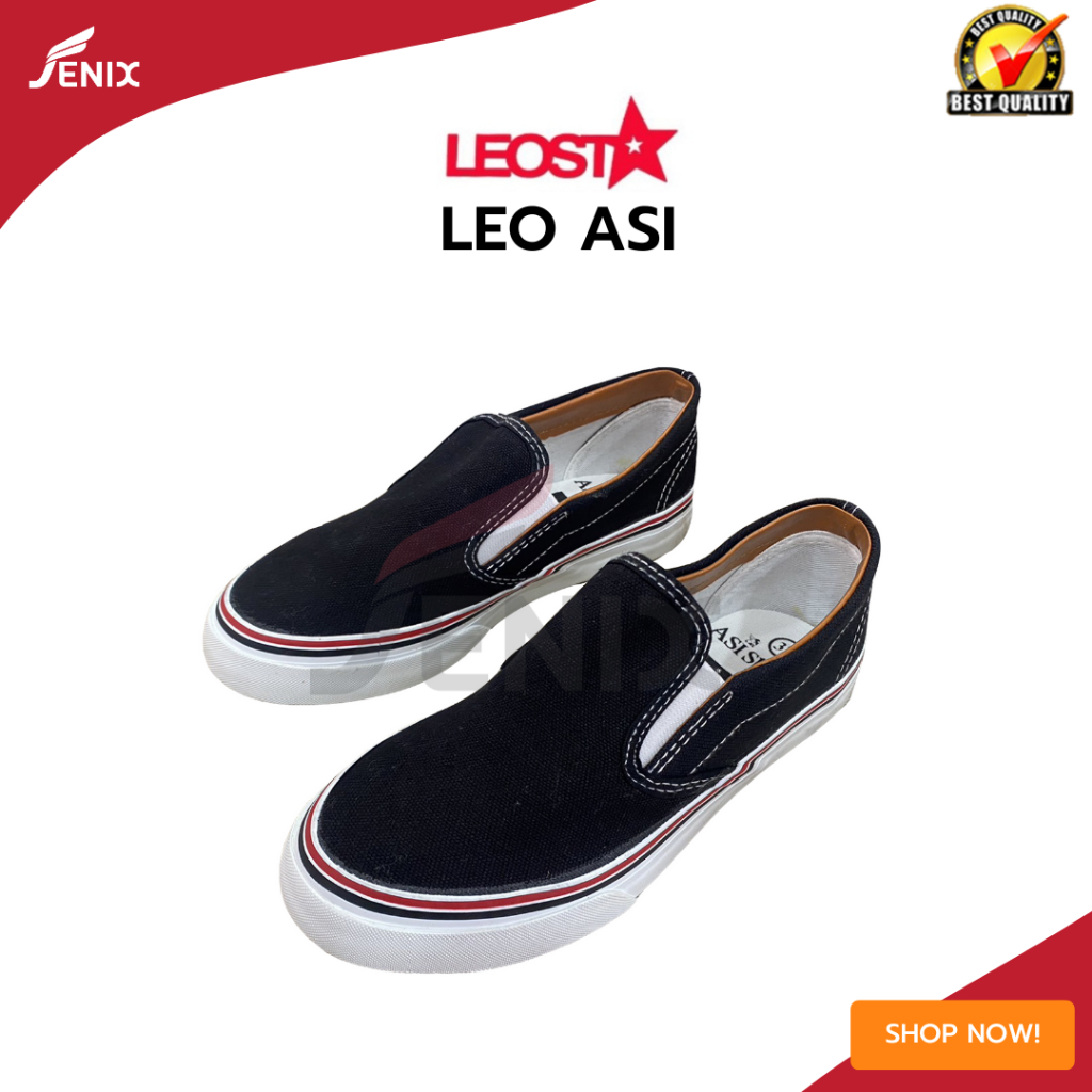 รองเท้าแบบสวม LEO LEOST รุ่น ASI ใส่ทำงาน ใส่เที่ยว ใส่เรียน