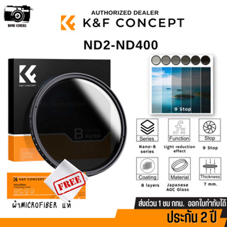 ราคาK&F ND2-ND400 Filter ส่งจากไทย