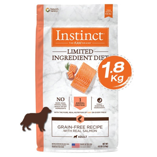 อาหารสุนัข Instinct limited Ingredient diet สูตร Grain - Free Recipe with real salmon adult ขนาด 1.8 Kg