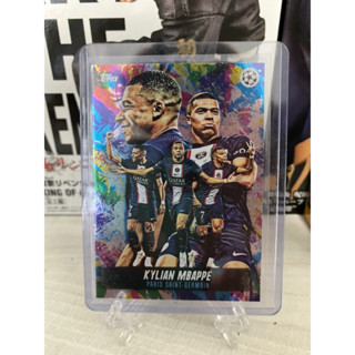การ์ดนักฟุตบอลหายากมากๆ Mbappe Goal Celebration/ เอ็มปัปเป้แยกร่าง สวยๆ - Topps Jude Bellingham Platinum