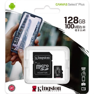 ✔ของแท้✔ 128 GB MICRO SD CARD (ไมโครเอสดีการ์ด) KINGSTON CANVAS SELECT PLUS (SDCS2/128GB)