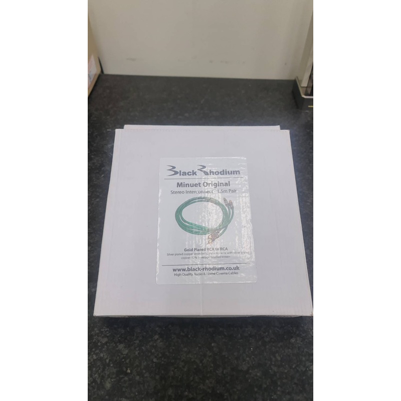สายสัญญาณ RCA Black Rhodium Minuet RCA To RCA