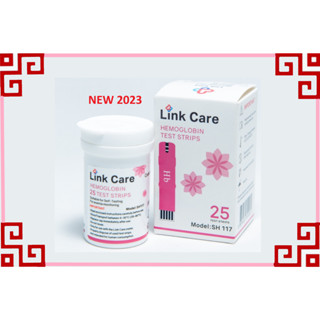 Link Care เครื่อง 4-in-1 แผ่นตรวจเฮโมโกลบิน (25 ชิ้น)