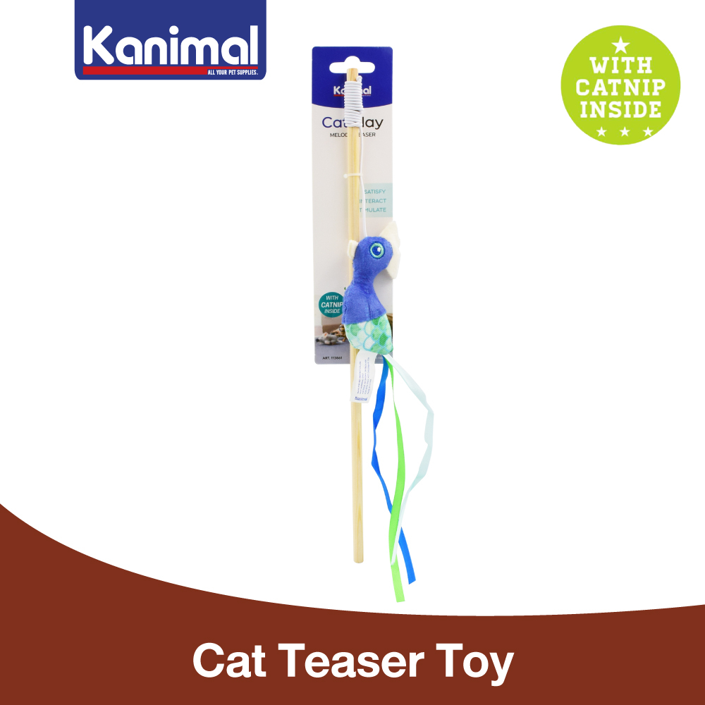 [113861] Kanimal Cat Teaser Toy ของเล่นแมว ไม้ล่อแมว รุ่น Melody Teaser นกพันเชื