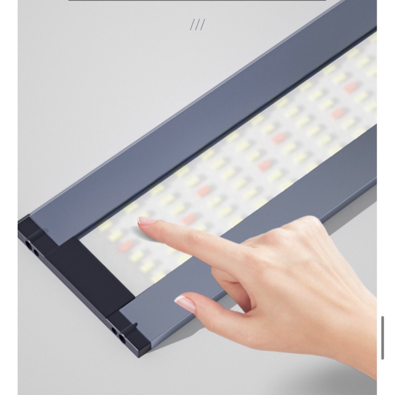 โคมไฟตู้ปลา อลูมิเนียม ROXIN LED Aluminum Alloy GX-200/300/400/500/600/800 (8นื้ว-36นิ้ว) ไฟเลี้ยงไม้น้ำ ไฟตู้ปลาทะเล
