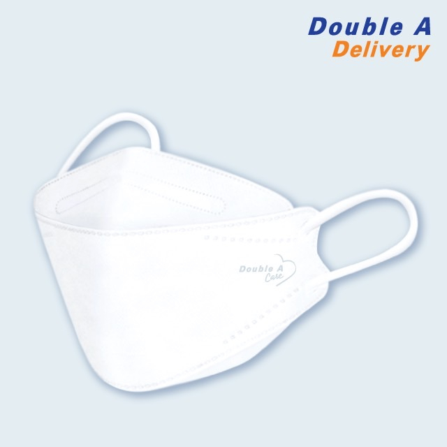 หน้ากากอนามัยทางการแพทย์ ดั๊บเบิ้ลเอแคร์ สีขาว รุ่น 3D V-SHAPE SOFT FIT