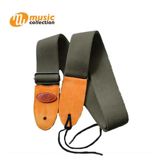 สายสะพายกีตาร์ MUSIC COLLECTION GREEN GUITAR STRAP