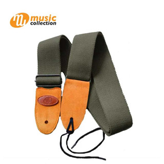 สายสะพายกีตาร์ MUSIC COLLECTION GREEN GUITAR STRAP