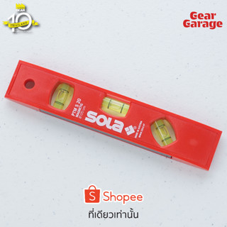 ระดับน้ำ SOLA NO.1430601 PTM 5 20 magn. plastic level Factory Gear By Gear Garage