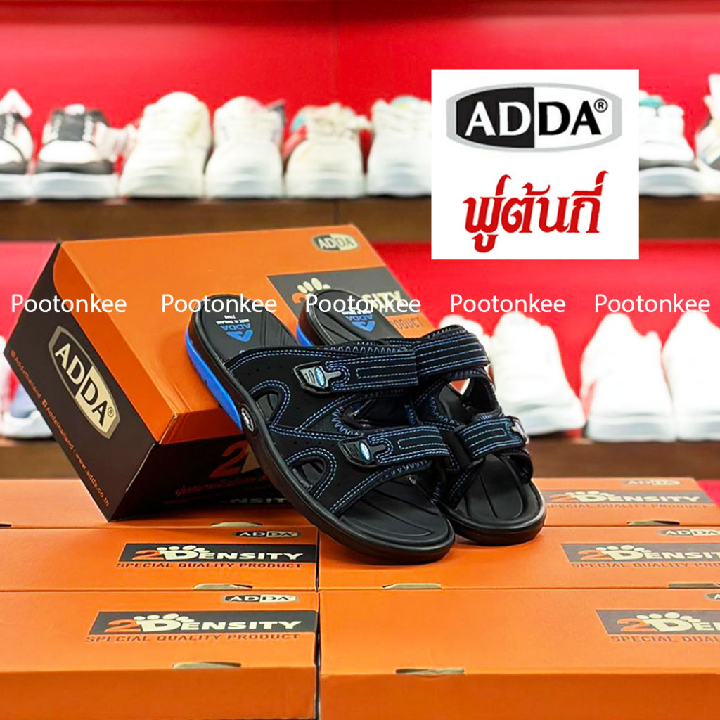 ADDA รุ่น 21N48-W1 / 21N48-M1 รองเท้าแตะแบบสวม  รองเท้าผู้ชายและผู้หญิง ของเเท้ พร้อมส่ง