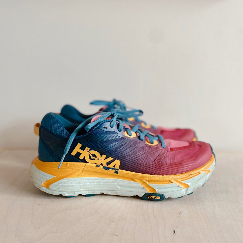 (มือสอง) Hoka One One Mafate Speed 3 Womens Trail Running Shoes Size 25.5