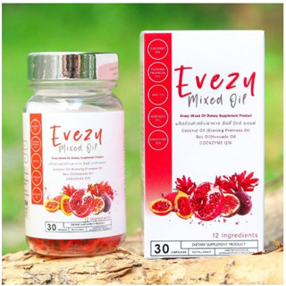 พร้อมส่ง💥อีฟซี่ มิกซ์ออยล์ Evezy Mixed Oil ลดสิว ผิวใส วัยทอง นอนหลับสนิท บำรุงเลือด สายตาดี ต้านมะเร็ง เสริมภูมิคุ้มกัน