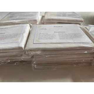 (พร้อมส่ง) ผ้าห่อศพ ผ้าดิบบริจาค ชุดใหญ่ 60ผืน แพ็คถุงพลาสติกพร้อมคำถวายให้ทุกผืน สามารถนำไปบริจาคได้เลยครับ