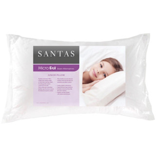 SANTAS หมอนหนุนเด็ก รุ่น MICROGEL JUNIOR PILLOW แถมฟรีปลอกหมอน คละสี คละลาย