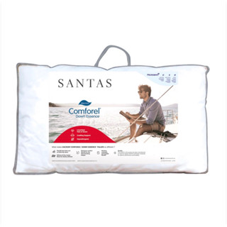 SANTAS หมอนหนุน รุ่น DACRON® COMFOREL DOWN ESSENCE MEDIUM SUPPORT 19x29 นิ้ว