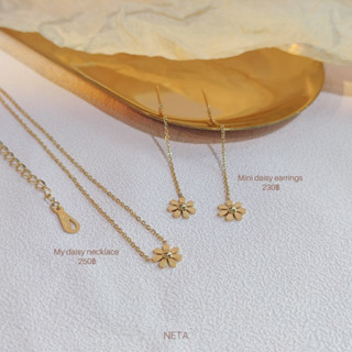 สร้อยคอมินิมอล สร้อยคอเดซี่ ทอง18k My daisy necklace