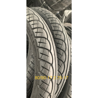 ยางนอก ยางใหม่ล่าสุด! 80/90-17(2.75-17)Vee Rubber ลาย357  wave110i ลบตรา