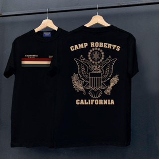 (พร้อมส่ง) เสื้อยืด CAMP ROBERTS - ผ้า Cotton100%