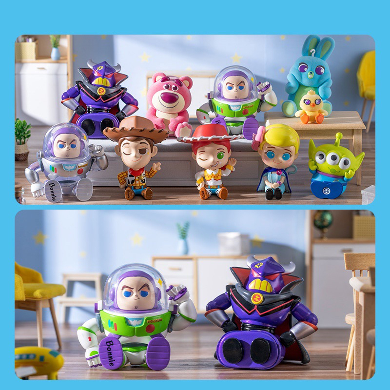 [พร้อมส่ง] MINISO Toy Story Sit Nicely series ลิขสิทธิ์แท้ 🧸 Disney Pixar Woody Green Man กรีนแมน บัส ของสะสม Buzz