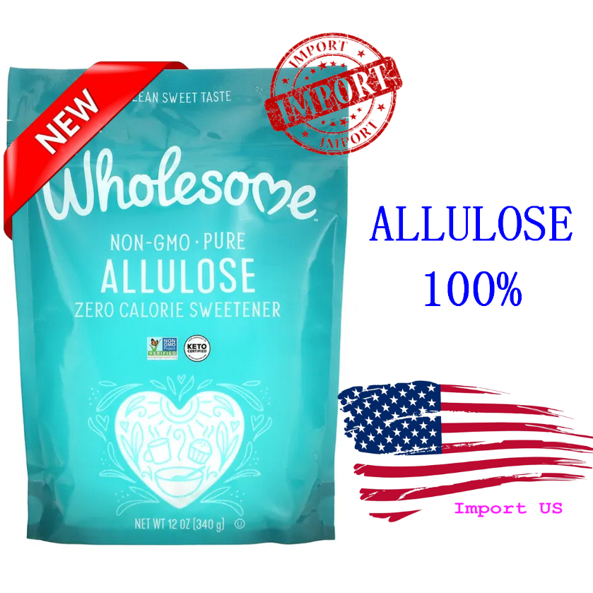 Wholesome, Allulose, Zero Calorie Sweetener, 12 oz (340 g) - อัลลูโลส, น้ำตาลคีโต, น้ำตาลKeto