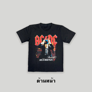 เสื้อยืดแขนสั้นวงร็อค (AC/DC)