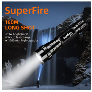 ไฟฉาย ไฟฉายติดปืน SuperFire  M4 -XPE ขนาด 3W