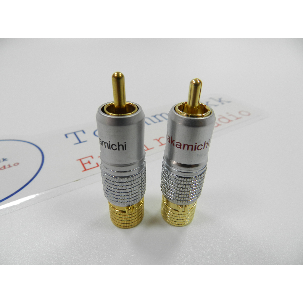 หัวเสียบ Rca Nakamichi แบบหมุนล็อค  Plug Rca Nakamichi Locking