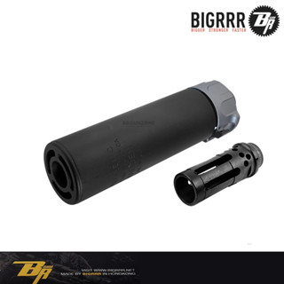 Bigrrr Tactical WARDEN Suppressor 5" with WARCOMP-556 สำหรับปืuยาวไฟฟ้าทุกรุ่น