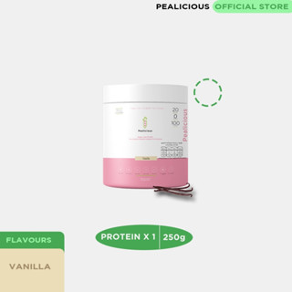 Pealicious Organic Belgian Pea protein โปรตีนพืช โปรตีนถั่วลันเตาออแกนิค รสวานิลลา 252g