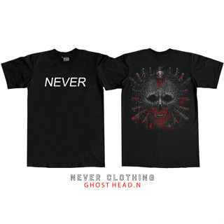 NEVER CLTG เสื้อยืด แขนสั้น รุ่น GHOST HEAD.N