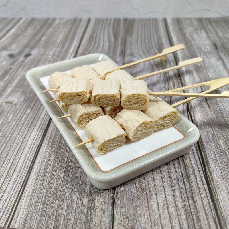 ฟองเต้าหู้ชิ้น ชาบู หม่าล่า เจ( 素黄金，腐竹块 ) 500g พร้อมส่ง ฟองเต้าหู้แห้ง อาหารเจ กินกับชาบูหม่าล่า สุกี้ หรือประกอบอาหาร - รูปที่ 2