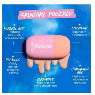 kosas DreamBeam Silicone-Free Mineral Sunscreen SPF 40 with Ceramides and Peptides 40 ml.