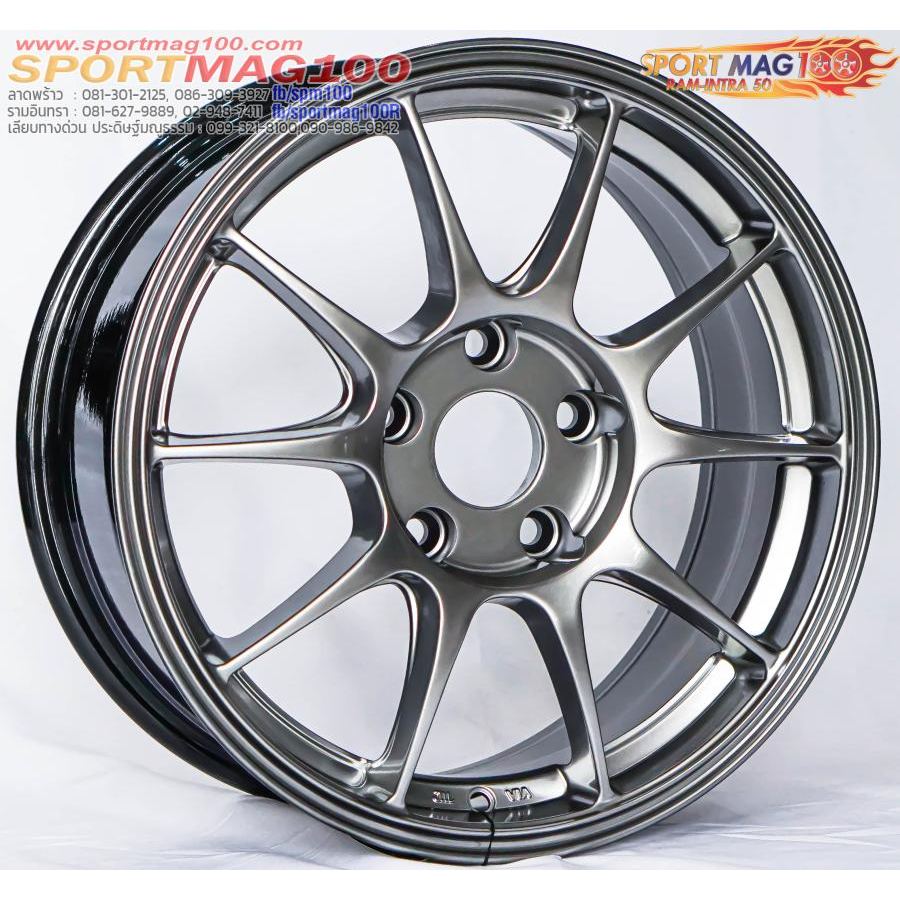 ล้อแม็กซ์ SSW TC105 สีไฮเปอร์แบล็ค 7-16นิ้ว 5รู114 ET35 [20398]