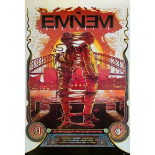 โปสเตอร์ Eminem เอ็มมิเน็ม แร็ปเปอร์ วง ดนตรี รูป ภาพ ติดผนัง สวยๆ poster 34.5 x 23.5 นิ้ว (88 x 60 ซม.โดยประมาณ)